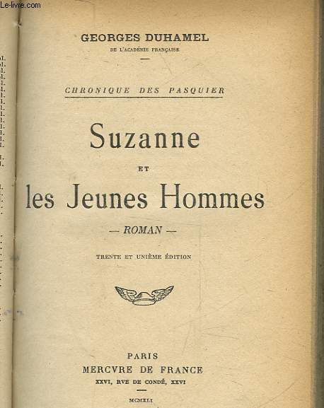 SUZANNE ET LES JEUNES HOMMES