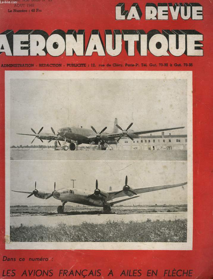 LA REVUE AERONAUTIQUE - 22 ANNEE - N29