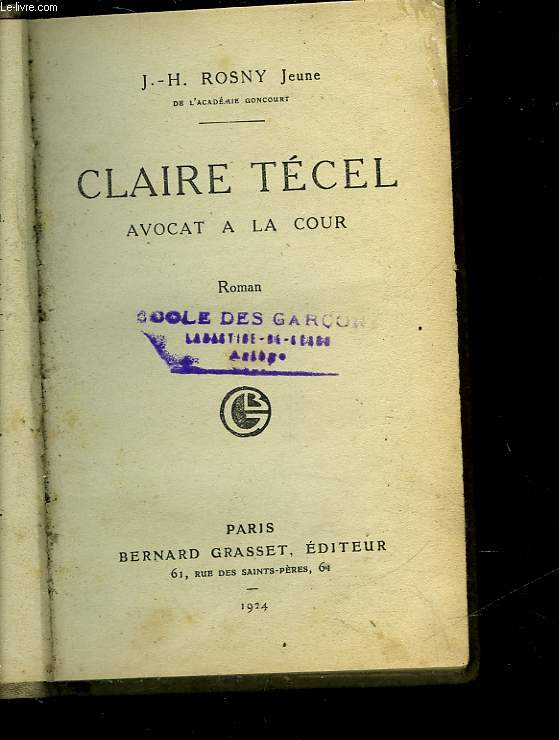 CLAIRE TECEL - AVOCAT A LA COUR