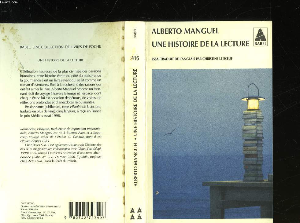 UNE HISTOIRE DE LA LECTURE