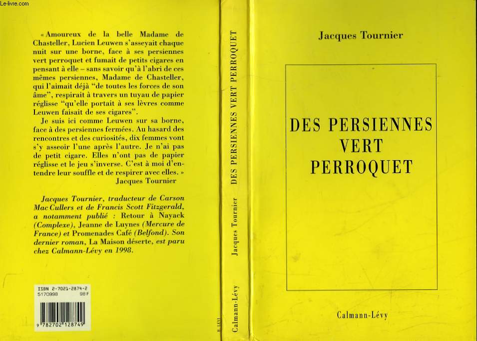 DES PERSIENNES VERT PERROQUET