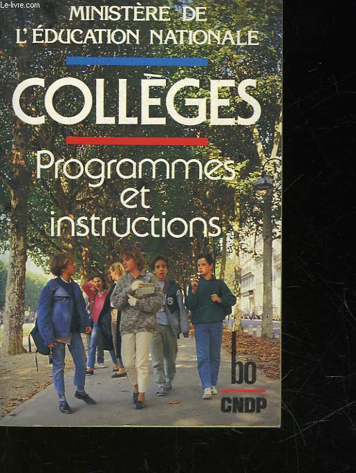 COLLEGES - PROGRAMMES ET INSTRUCTIONS 1985