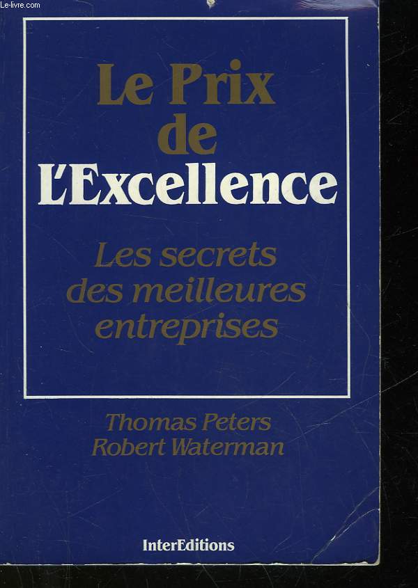 LE PRIX DE L'EXCELLENCE