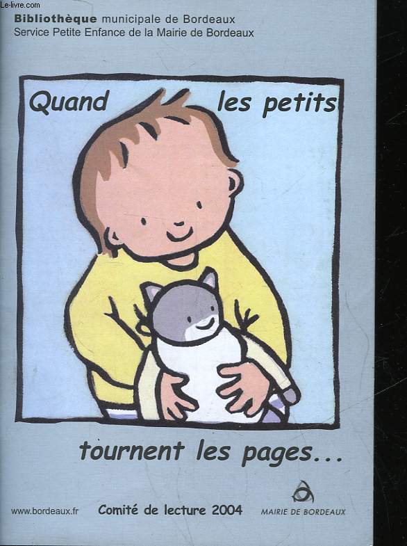 QUAND LES PETITS TOURNENT LES PAGES...