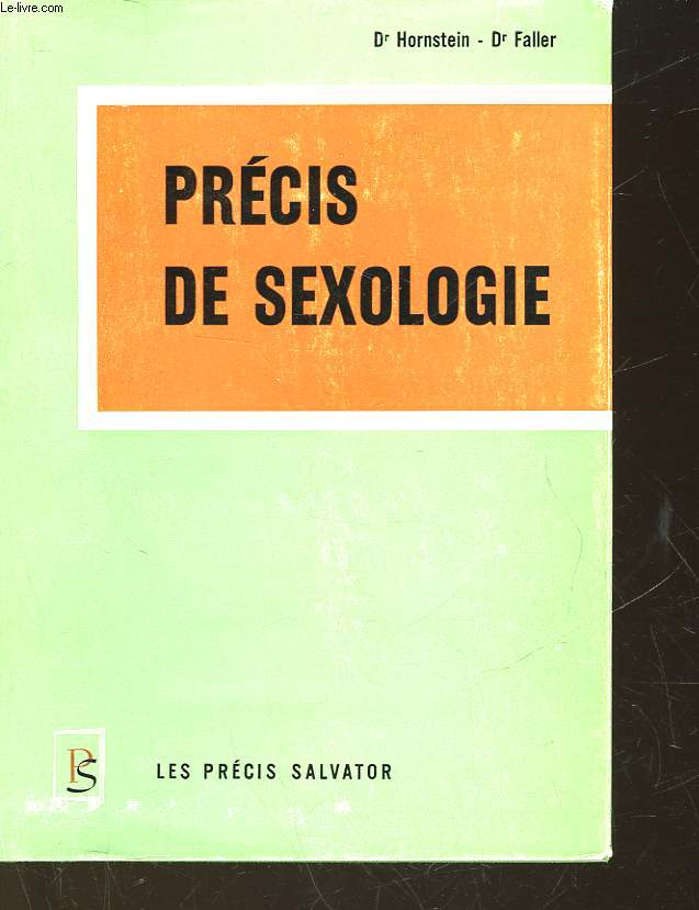 PRECIS DE SEXOLOGIE