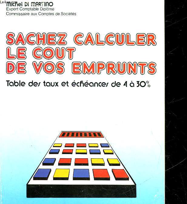 SACHEZ CLACULER LE COUT DE VOS EMPRUNTS