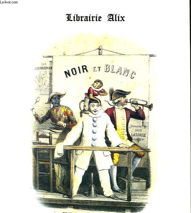 CATALOGUE - LIBRAIRIE ALIX - N37