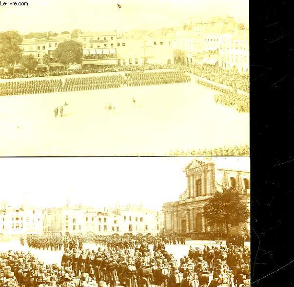 CARTE POSTALE ANCIENNE - REMISE DU DRAPEAU AU 329 DE LIGNE