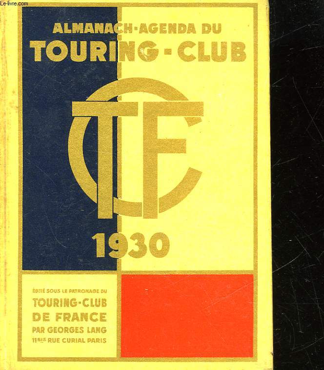 AGENDA-ALMANACH DU TOURING-CLUB 1930