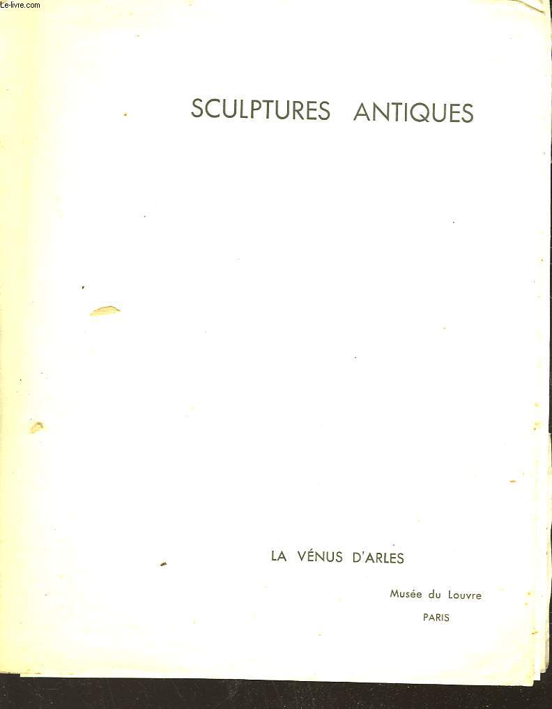 SCULPTURES ANTIQUES - LOT DE 3 -