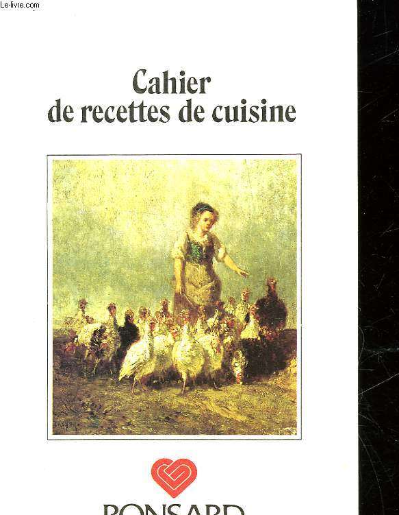 CAHIER DE RECETTES DE CUISINE