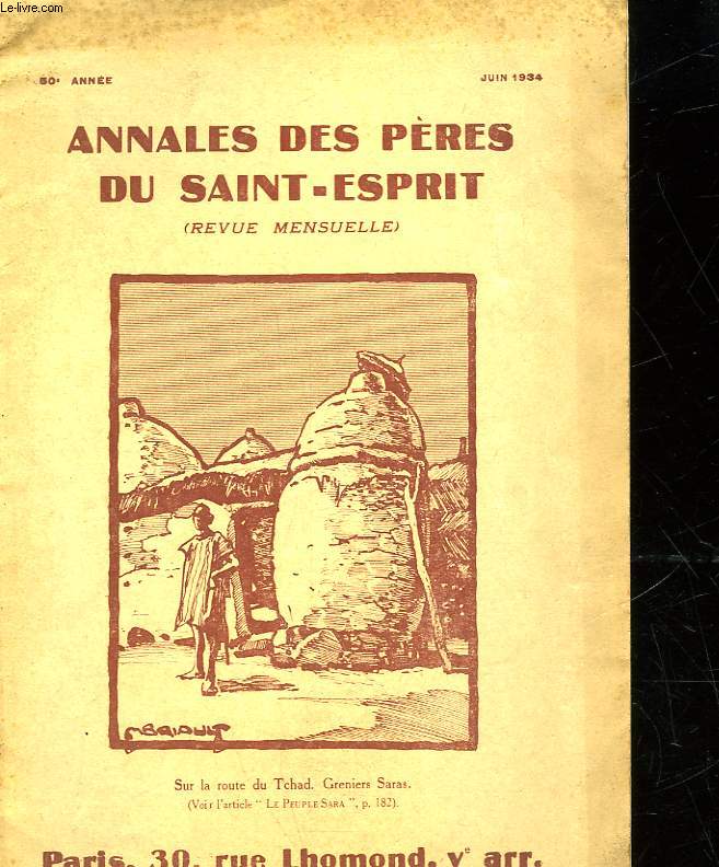 ANNALES DES PERES DU SAINT-ESPRIT - 50 ANNEE