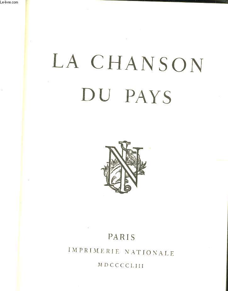 LA CHANSON DU PAYS
