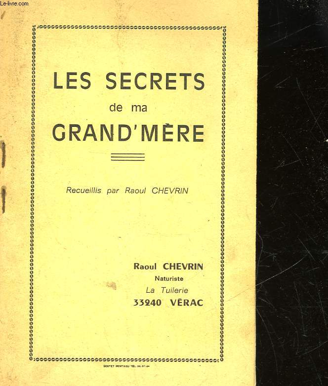 LES SECRETS DE MA GRAND'MERE