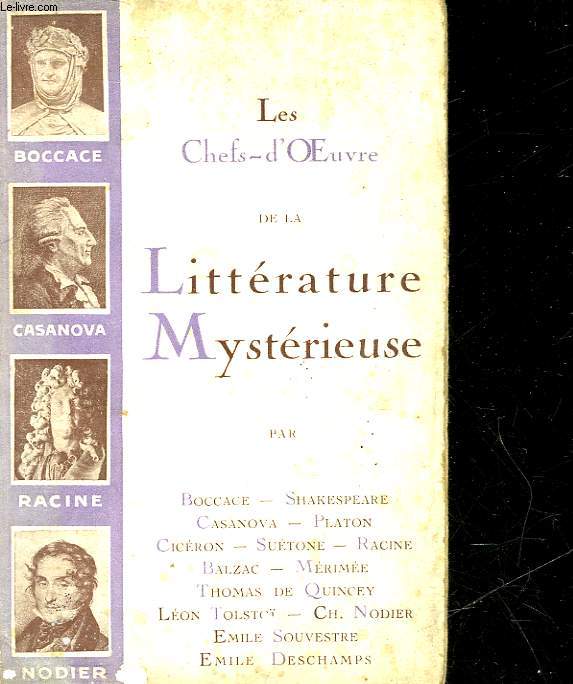 LES CHEFS D'OEUVRE DE LA LITTERATURE MYSTERIEUSE