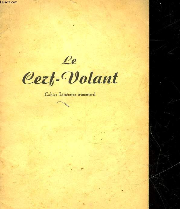 LE CERF-VOLANT - CAHIER LITTERAIRE TRIMESTRIEL - N8