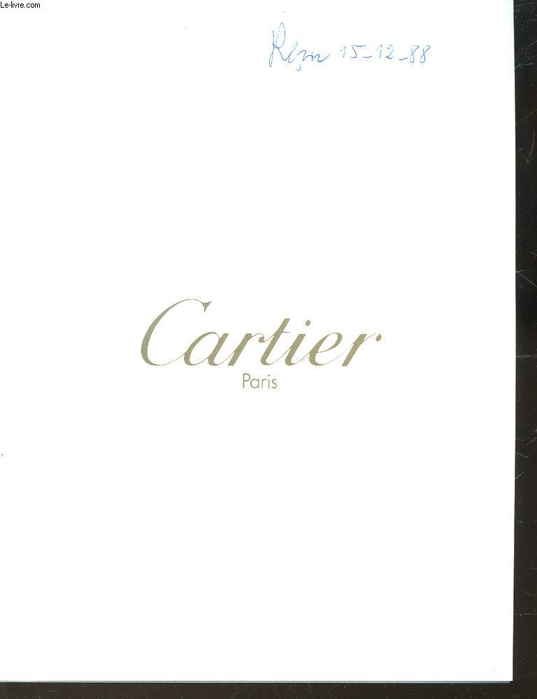 CARTIER PARIS