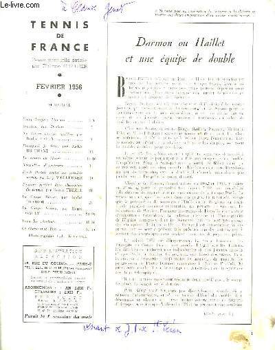 TENNIS DE FRANCE - REVUE MENSUELLE