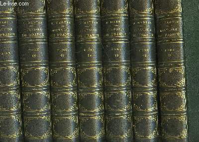 HISTOIRE DE FRANCE DEPUIS LES TEMPS LES PLUS RECULES JUSQU'EN 1789 - EN 16 VOLUME + 1 TABLE ANALYTIQUE