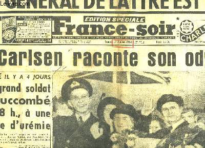1 LOT DE 6 - FRANCE-SOIR - COLLECTIF - 1952 - Afbeelding 1 van 1