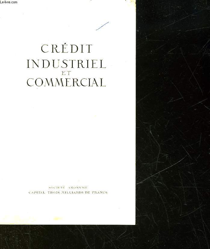 CREDIT INDUSTRIEL ET COMMERCIAL