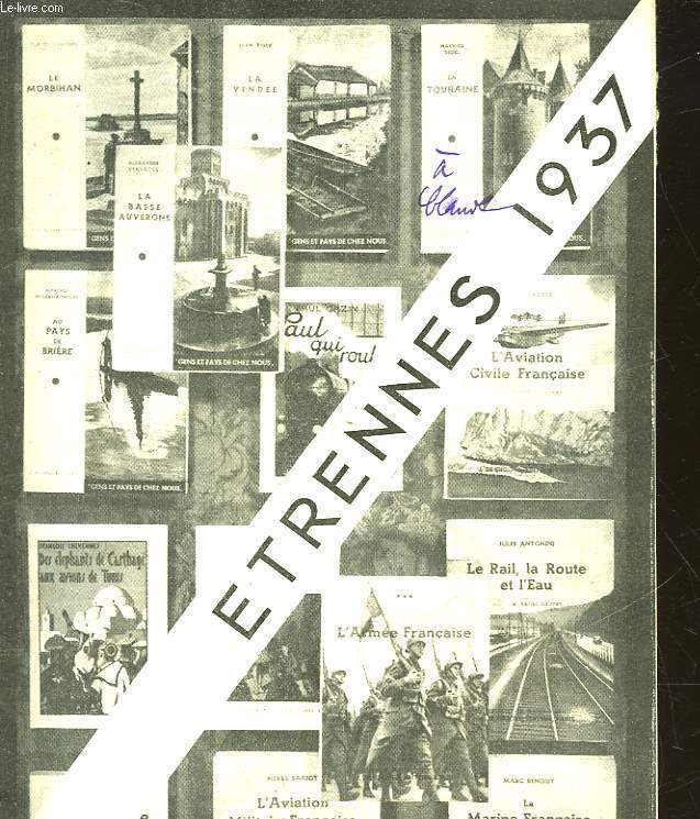 ETRENNES 1937