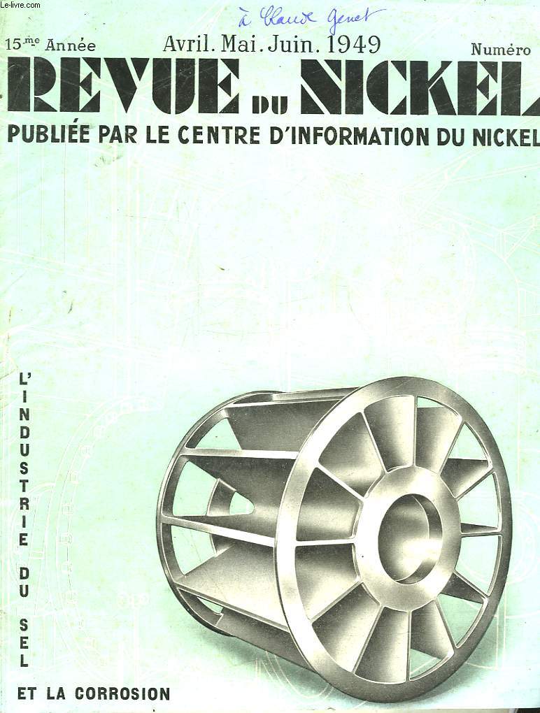 1 LOT DE 2 - REVUE DU NICKEL -