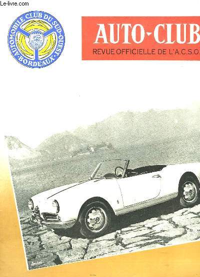 AUTO-CLUB REVUE OFFICIELLE DE L'ACSO - 3 ANNEE - N17