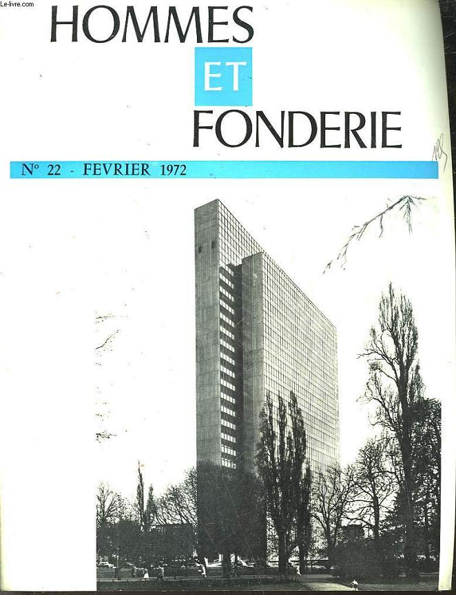 HOMME ET FONDERIE - N 22