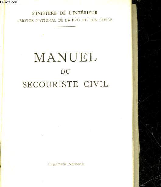 MANUEL DU SECOURISTE SPECIALISTE EN APSHYXIE