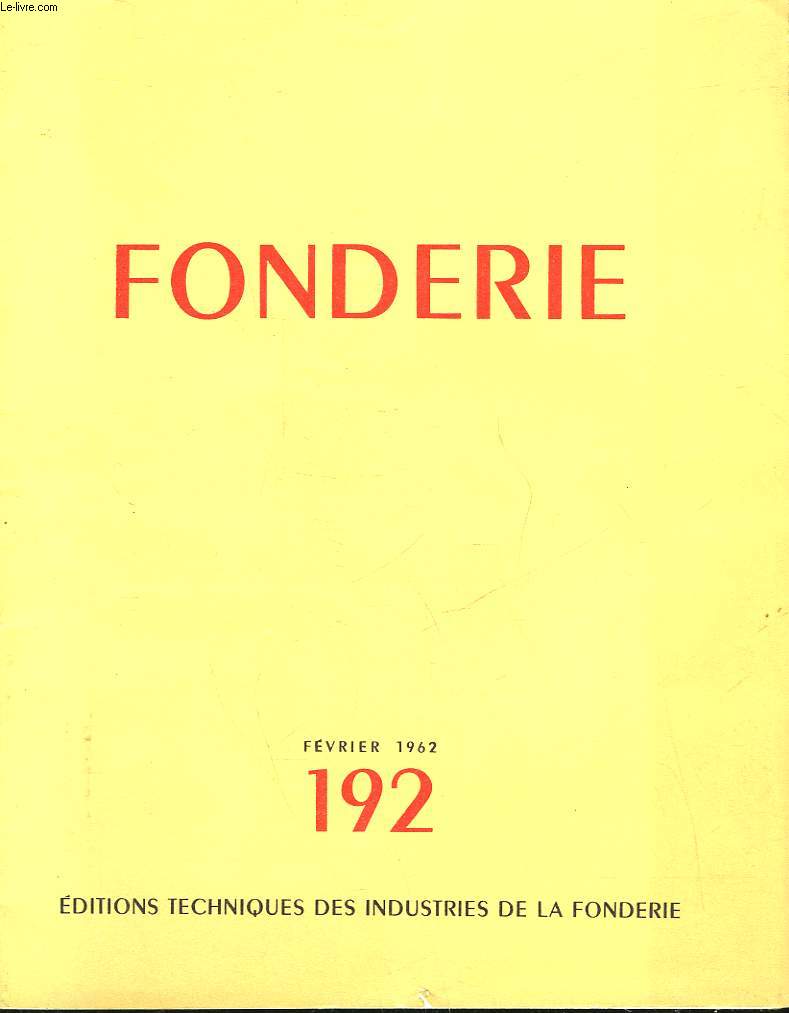 FONDERIE N192 -