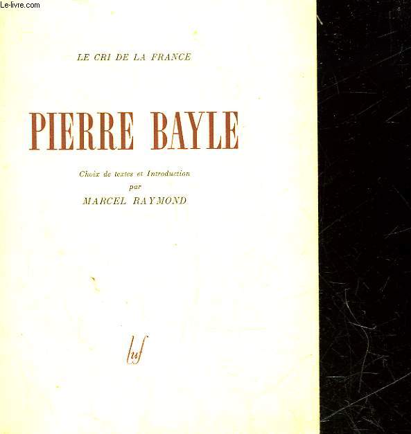 PIERRE BAYLE