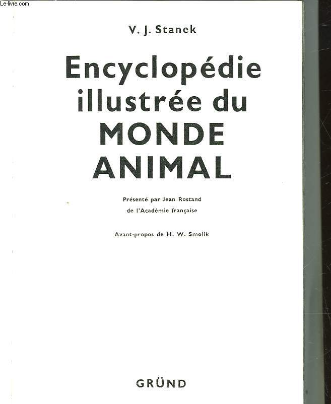 ENCYCLOPEDIE ILLUSTREE DU MONDE ANIMAL