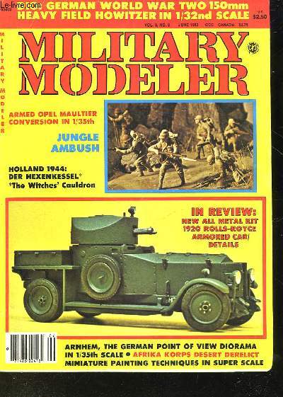 MILITARY MODELLING - VOL 9 N 6