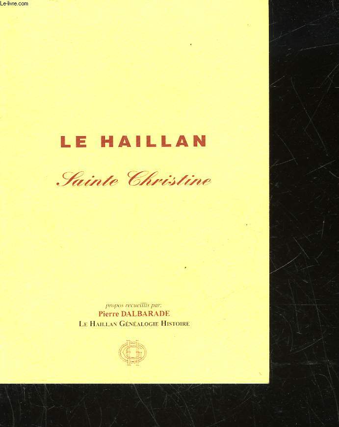 LE HAILLAN SAITNE CHRISTINE - COLLECTIF - 0 - Photo 1/1