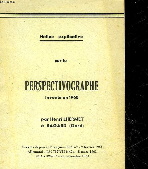 NOTICE EXPLICATIVE SUR LA PERSPECTIVOGRAPHIE