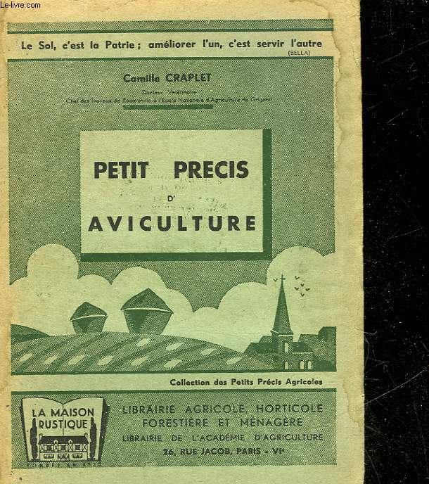 PETIT PRECIS D'AVICULTURE