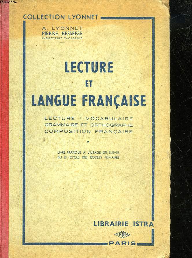 LECTURE ET LANGUE FRANCAISE