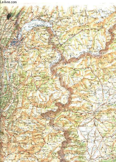 CARTE ROUTIERE DE FRANCE DE DION-BOUTON SPECIALE POUR AUTOMOBILE - DE LA FRANCE SANS LE SUD OUEST