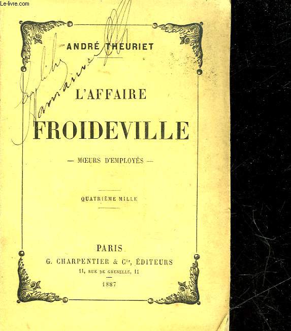 L'AFFAIRE FROIDEVILLE