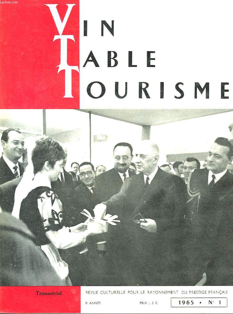 VIN TABLE TOURISME - 8 ANNEE - N1