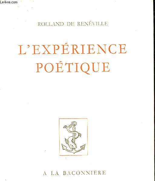 L'EXPERIENCE POETIQUE