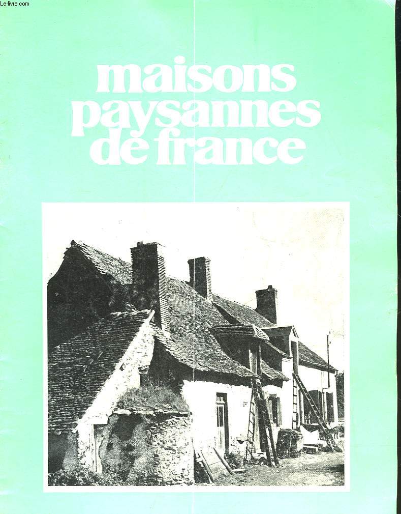 MAISONS PAYSANNES DE FRANCE - RESIDENCES SECONDAIRES - N1