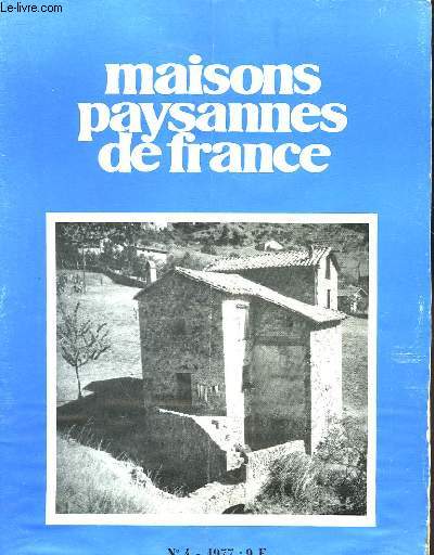 MAISONS PAYSANNES DE FRANCE - RESIDENCES SECONDAIRES - N4