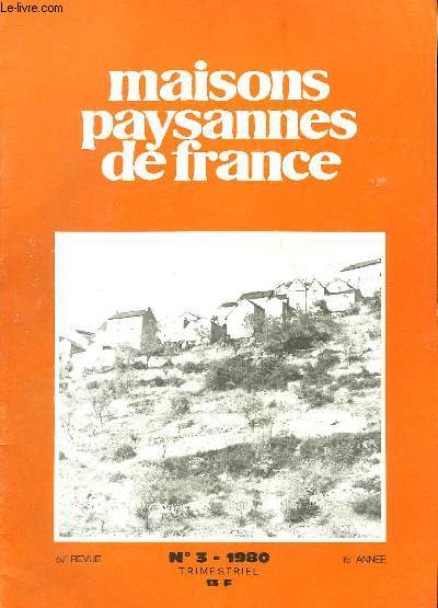 MAISONS PAYSANNES DE FRANCE - RESIDENCES SECONDAIRES - N3