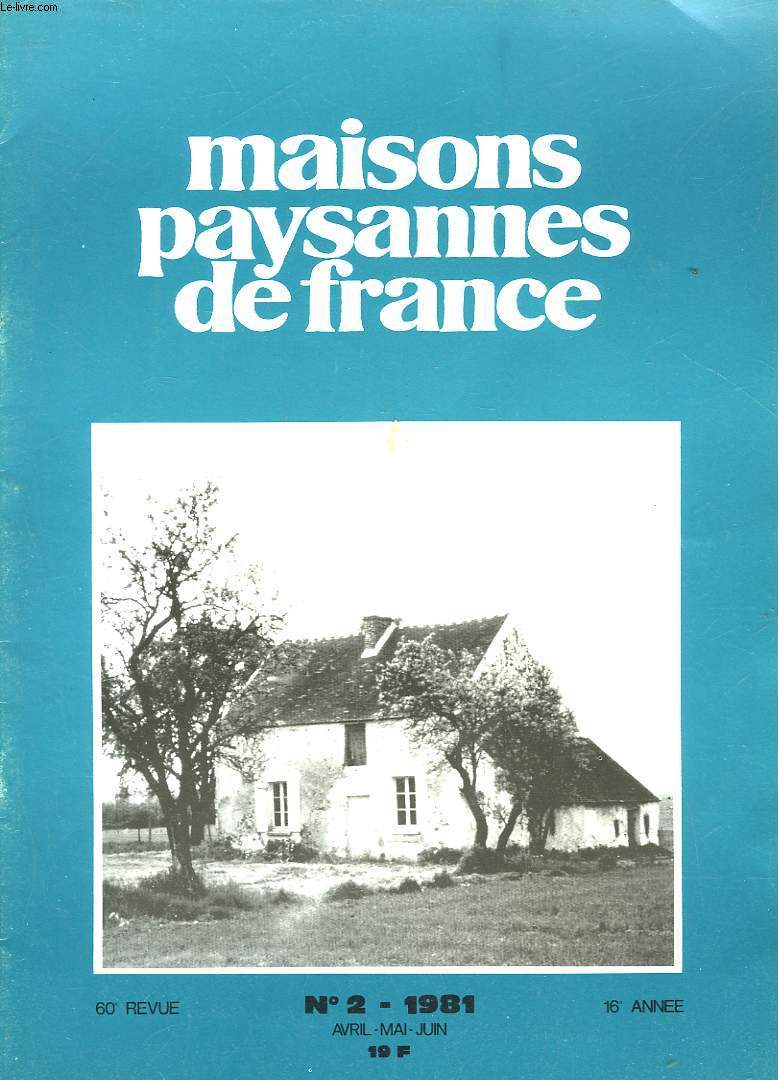 MAISONS PAYSANNES DE FRANCE - RESIDENCES SECONDAIRES - N°2