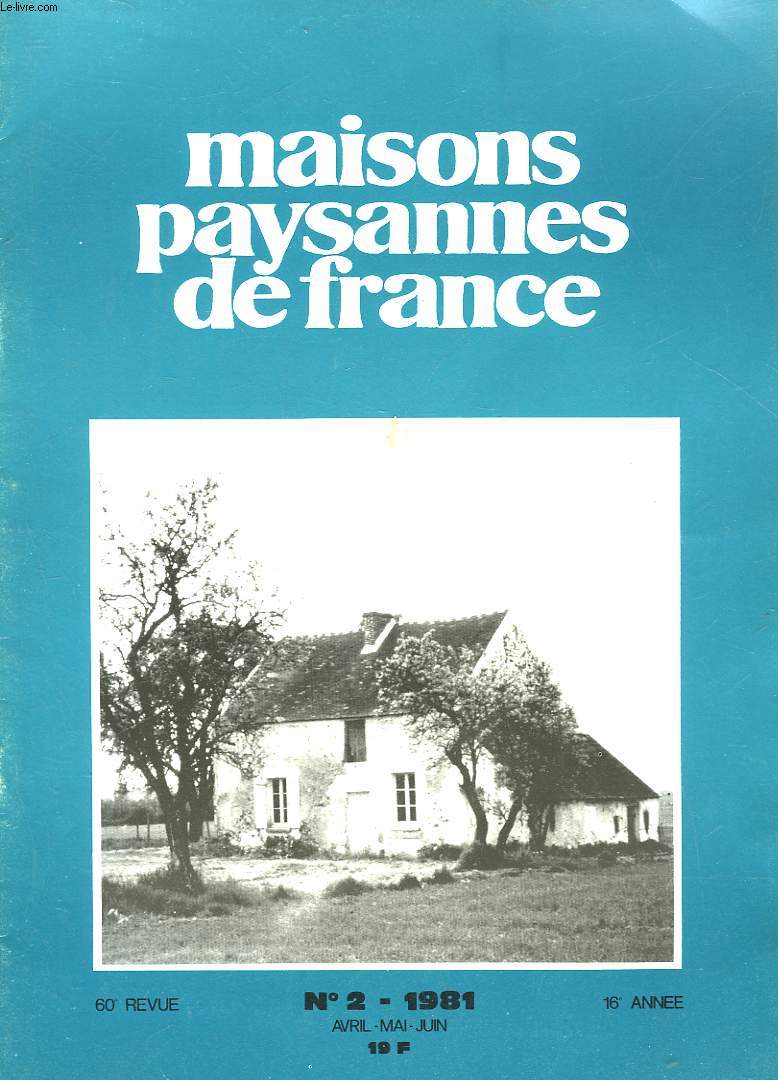 MAISONS PAYSANNES DE FRANCE - RESIDENCES SECONDAIRES - N2