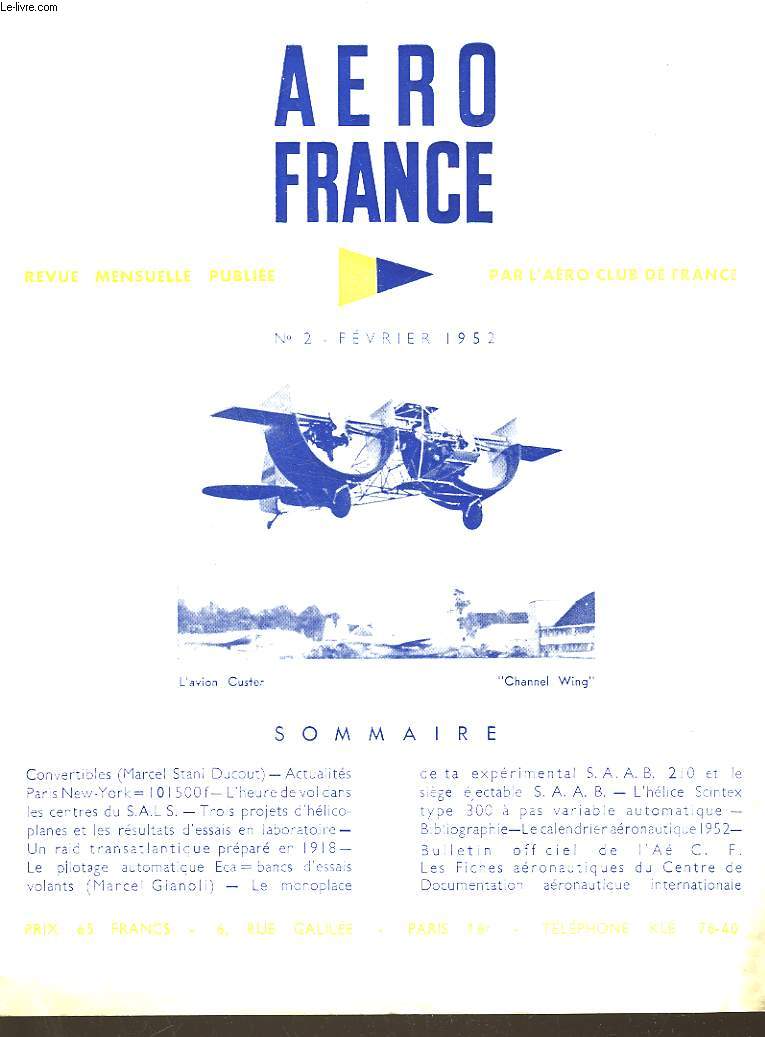 REVUE DE L'AERO CLUB DE FRANCE - N2