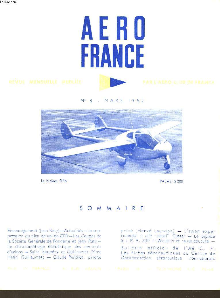 REVUE DE L'AERO CLUB DE FRANCE - N3