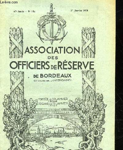 ASSOCIATION DES OFFICIERS DE RESERVE DE BORDEAUX - 66 ANNEE - N156